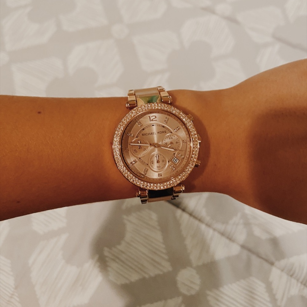 Michael Kors Parker Rose-Gold Watch
